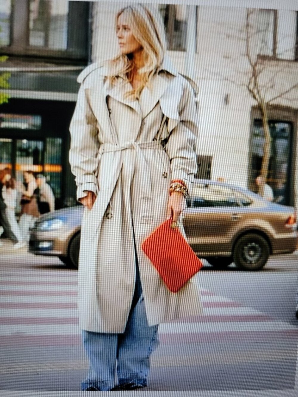 Stella McCartney x H&M Long Beige OVERSIZED Trench Coat NWT size S